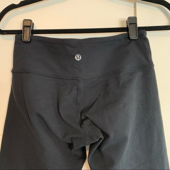 Lululemon Black Capri Tights size 6 - Picture 4 of 9